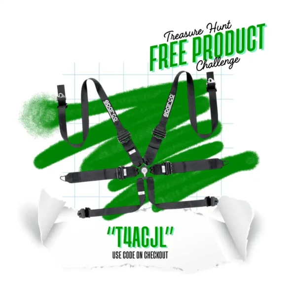 Sparco 5 Point Harness - Quick Release Belt