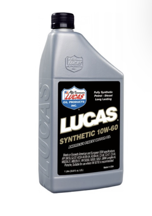 Lucas 10W60 Synthetic motor Oil